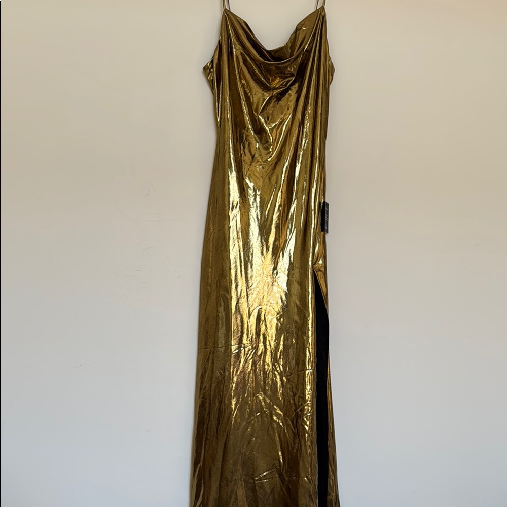 Gold Metallic Gown